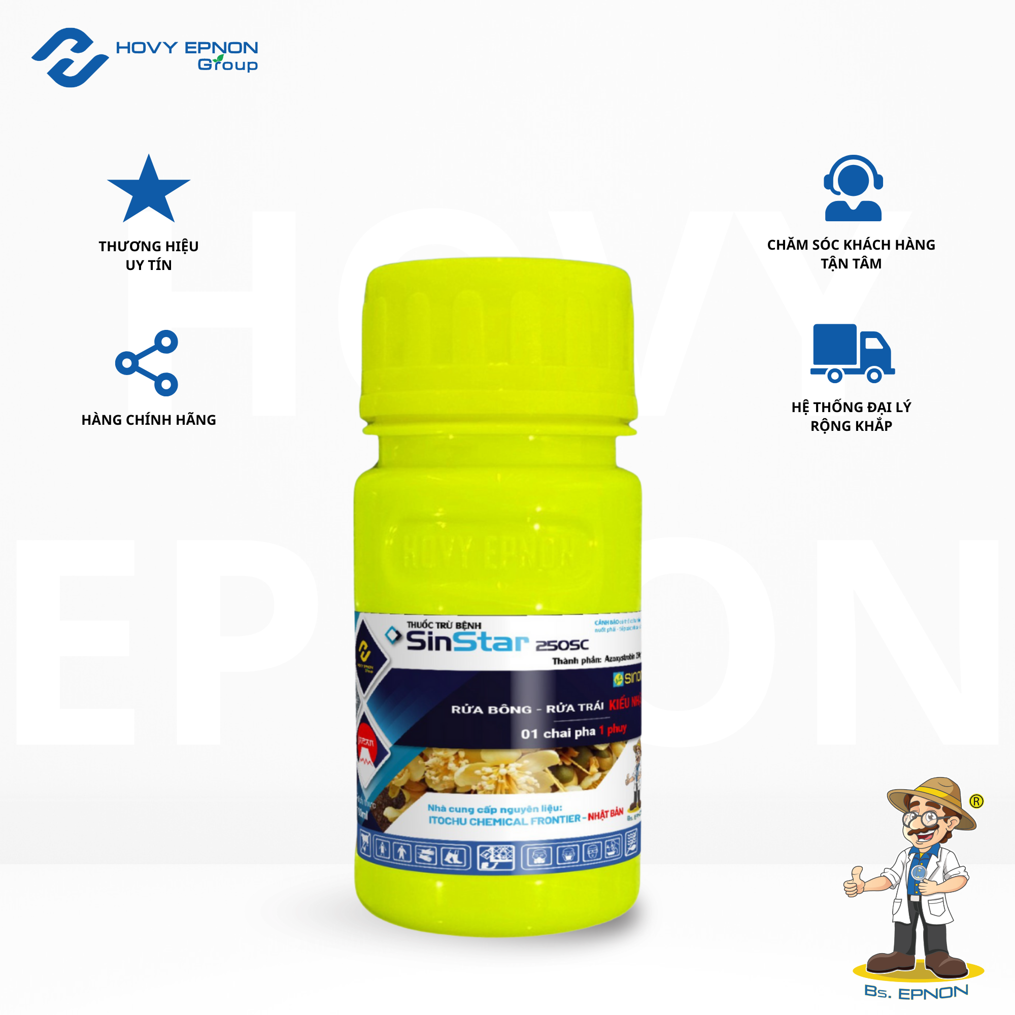Thuốc trừ bệnh RỬA BÔNG KIỂU NHẬT 250SC 100ML
