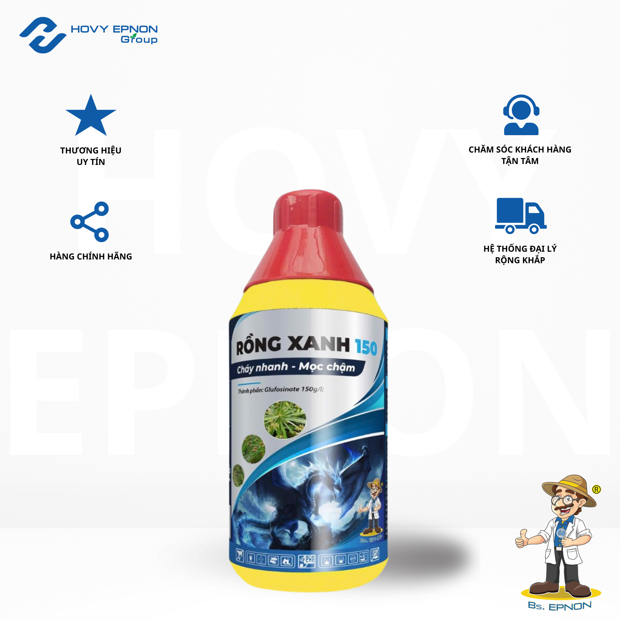THUỐC TRỪ CỎ EPNON RỒNG XANH 150SL